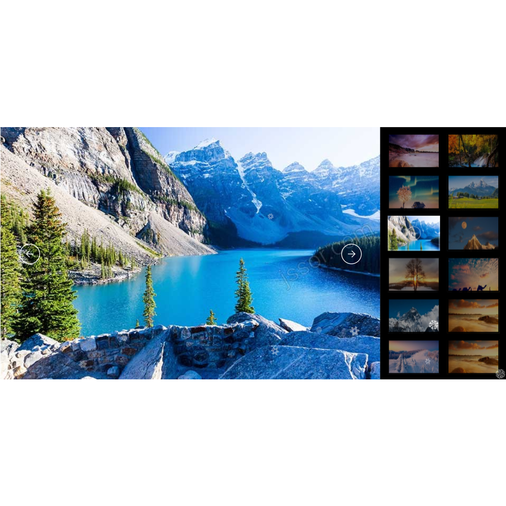 10종 슬라이드 배너 (크기, 속도 등 설정 가능)